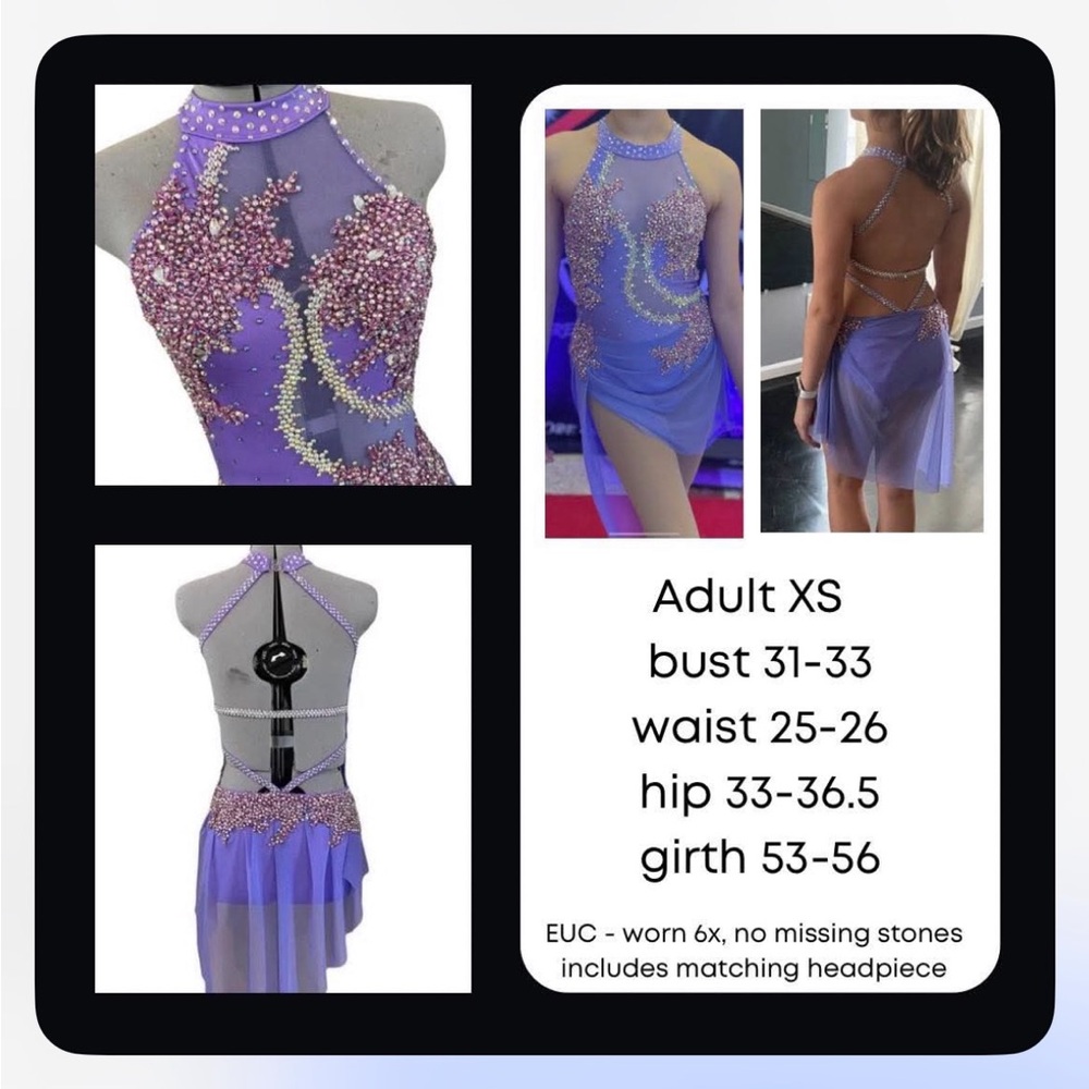 AXS Bryn Lavinia Custom Dance Costume Lyrical Light Purple